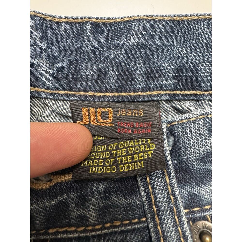 Y2K Vintage JLo Jeans Straight Leg Indigo Denim 2000’s ~ 28 - Picture 6 of 12